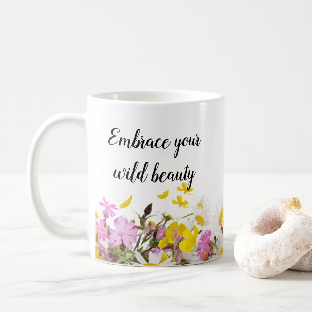 Wild Beauty Floral Tasse (Mit Donut)
