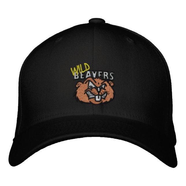 Wild-Beavers Club Hat Bestickte Baseballkappe (Vorderseite)
