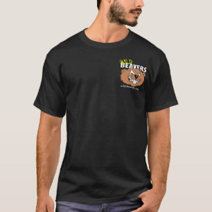Wild-Biber Verein-Shirt-Schwarzes T-Shirt