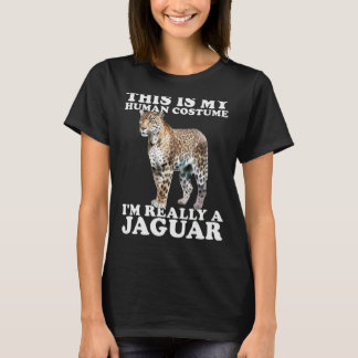 Wild Big Cat Jaguar Jungle Tier Wildlife Costume T-Shirt