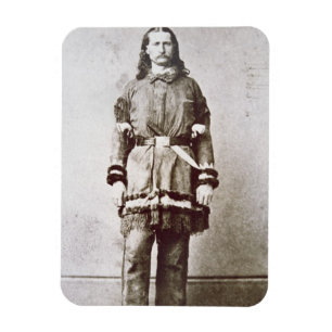 Wild Bill Hickok (1837-76) (b/w Foto) Magnet