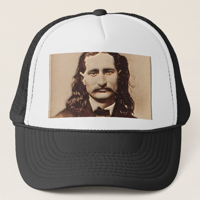Wild Bill Hickok, das Porträt malt Truckerkappe (Vorderseite)