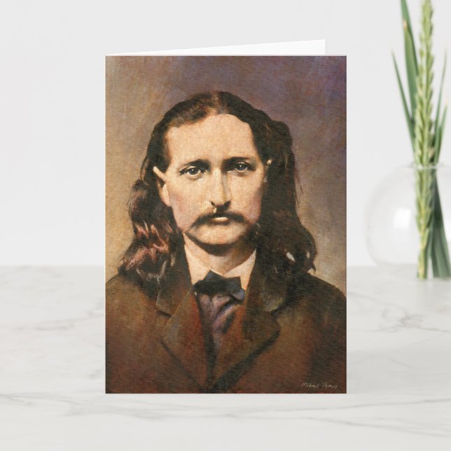 Wild Bill Hickok Greetings Card Karte (Vorderseite)
