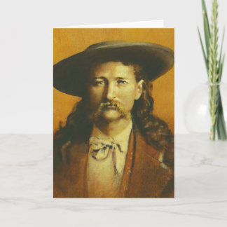 Wild Bill Hickok-Gruß-Karte Karte
