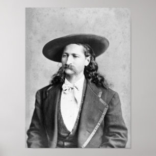 Wild-Bill-Hickok-Porträt Poster