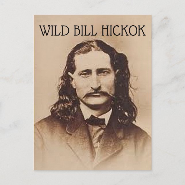 WILD BILL HICKOK POSTCARDS POSTKARTE (Vorderseite)