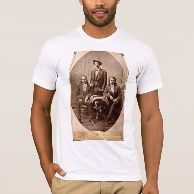 Wild Bill Hickok - Texas Jack - Buffalo Bill T-Shirt (Vorderseite)