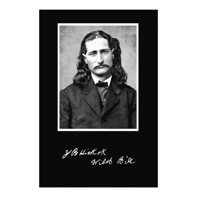 'Wild Bill' James Butler Hickok in seinem Premierm Fotodruck (Vorne)