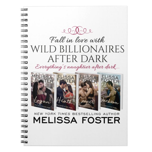 Wild Billionaires nach Dark 6.5" x 8.75" Notebook Notizblock (Vorderseite)