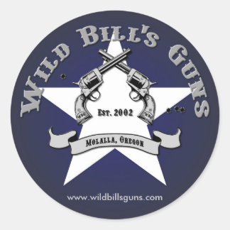 Wild Bill's Guns Patriot Logo Runder Aufkleber