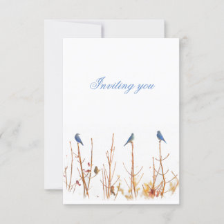 Wild Bird Design Einladung