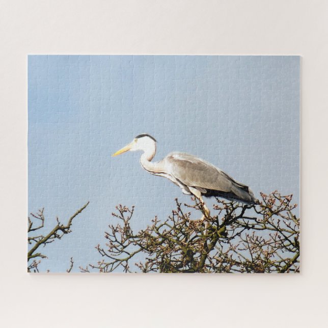 WILD BIRD HERON  PUZZLE (Horizontal)