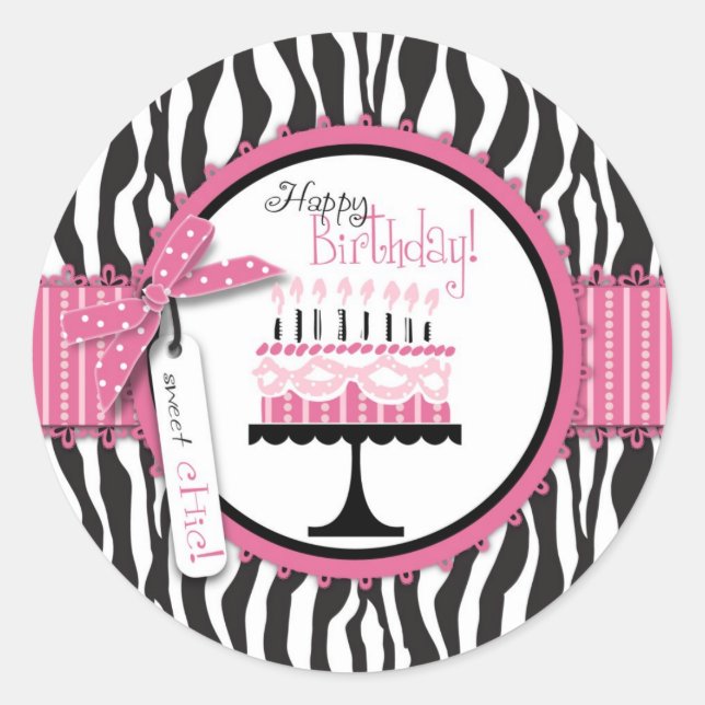 Wild Birthday Cake HP Sticker B (Vorderseite)