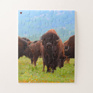 Wild Bison Oklahoma Puzzle