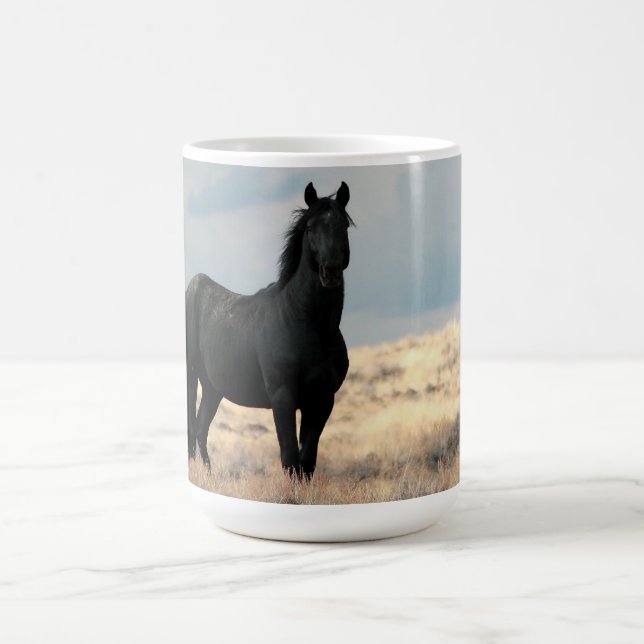 Wild Black Mustang 'Reno' Tasse  (Mittel)