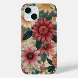 WILD BLUME PATTERN Case-Mate iPhone HÜLLE