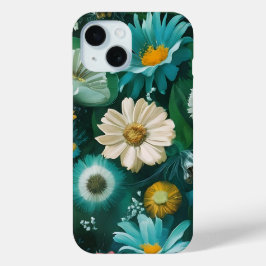 WILD BLUME PATTERN Case-Mate iPhone HÜLLE