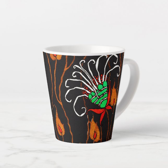 Wild Blume Pattern Milchtasse (Rechte Ecke)
