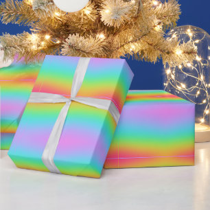 Wild Blurred Rainbow Design Geschenkpapier