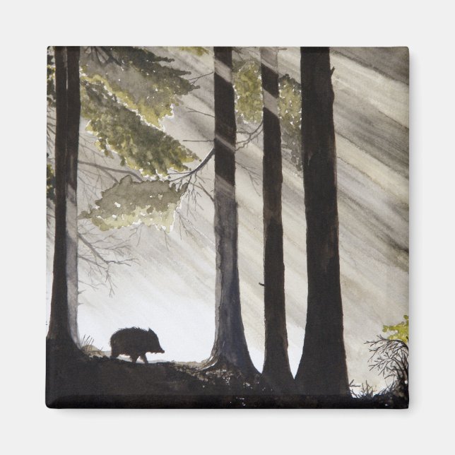 Wild Boar Magnet (Vorne)