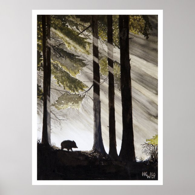 Wild Boar Poster (Vorne)