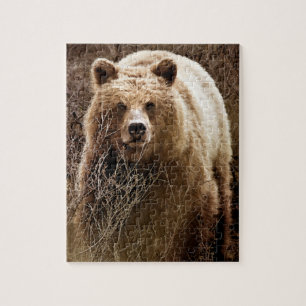 Wild Brown Grizzly Bär - Wildnis Puzzle