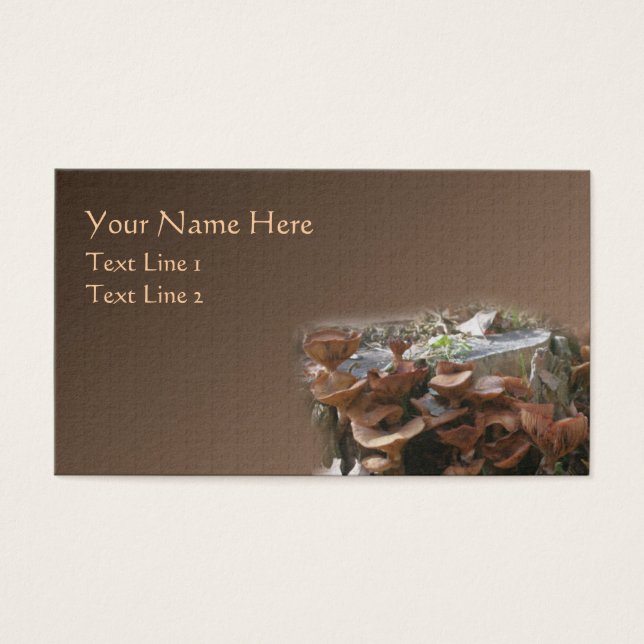 Wild Brown Mushroom Village Nature (Vorderseite)