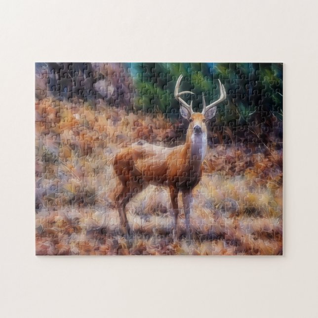 Wild Buck Deer Animal Nature Puzzle (Horizontal)