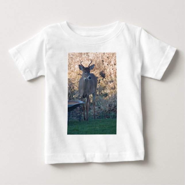 Wild Buck Deer Baby T-shirt (Vorderseite)