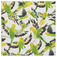WILD BUDGIES Green Parakeets