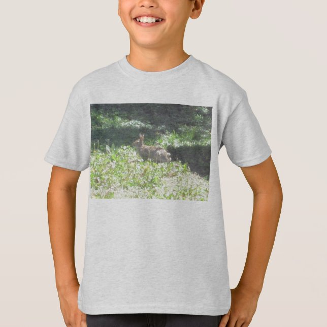 Wild Bunny Kids Basic T - Shirt (Vorderseite)