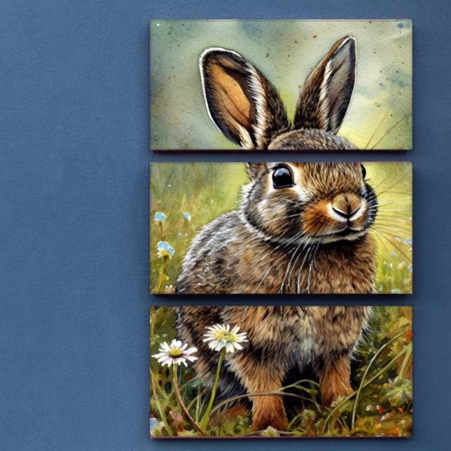Wild Bunny riecht die Daisies Dekoupage Seidenpapier (Von Creator hochgeladen)