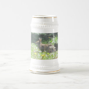 Wild Bunny Stein Bierglas