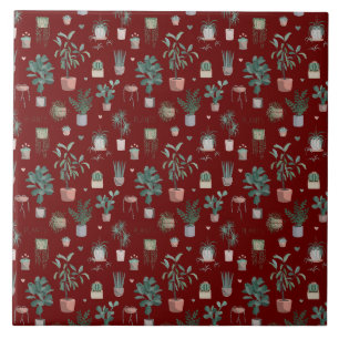 Wild Cactus Pattern Fliese