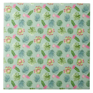 Wild Cactus Pattern Fliese
