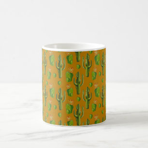 Wild Cactus Pattern Kaffeetasse