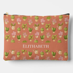 Wild Cactus Pattern Zubehörtasche