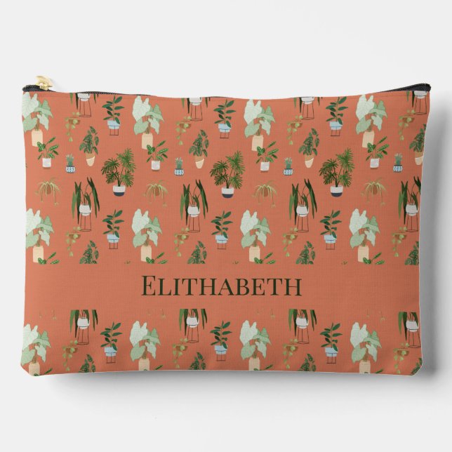 Wild Cactus Pattern Zubehörtasche (Vorderseite)