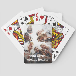 Wild Cards Steady Hearts Foto-Poker-Karten Spielkarten