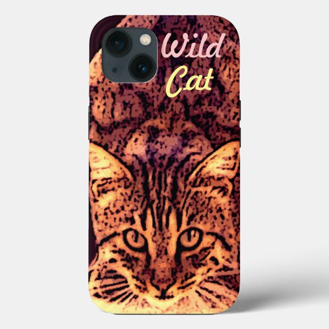 WILD CAT KITTEN Case-Mate iPhone HÜLLE (Rückseite)