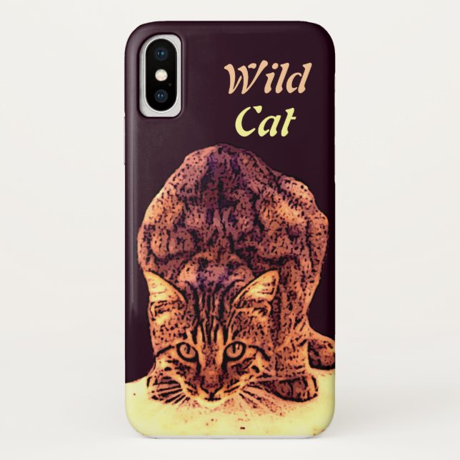 WILD CAT KITTEN Case-Mate iPhone HÜLLE (Rückseite)