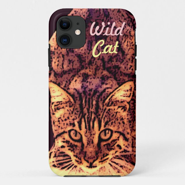 WILD CAT KITTEN Case-Mate iPhone HÜLLE (Rückseite)