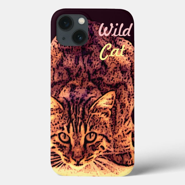 WILD CAT KITTEN Case-Mate iPhone HÜLLE (Rückseite)