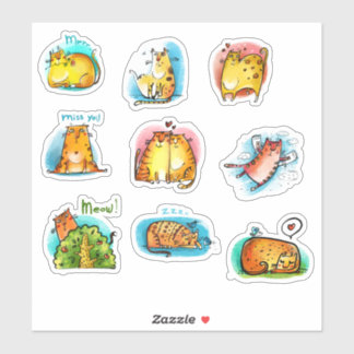 Wild Cat Sticker Reihe #1