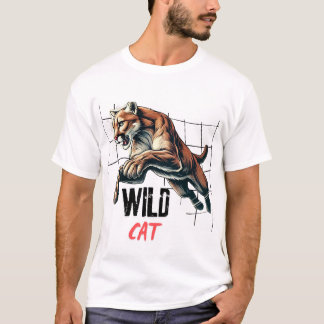 Wild Cat Tiger T-Shirt