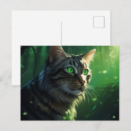 Wild Cats in Action Postkarte