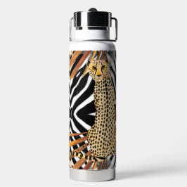 Wild Cheetah - Afrikanische Tierwelt-Wasserflasche Trinkflasche