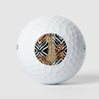 Wild Cheetah Golfball