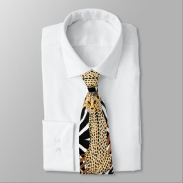 Wild Cheetah Neck Tie Krawatte
