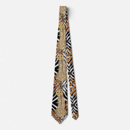 Wild Cheetah Neck Tie Krawatte